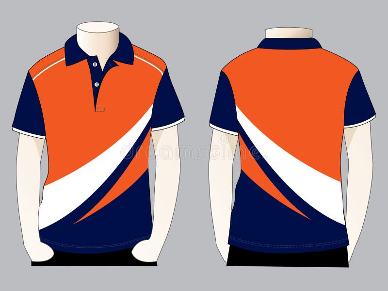 Polo Shirt Design Orange