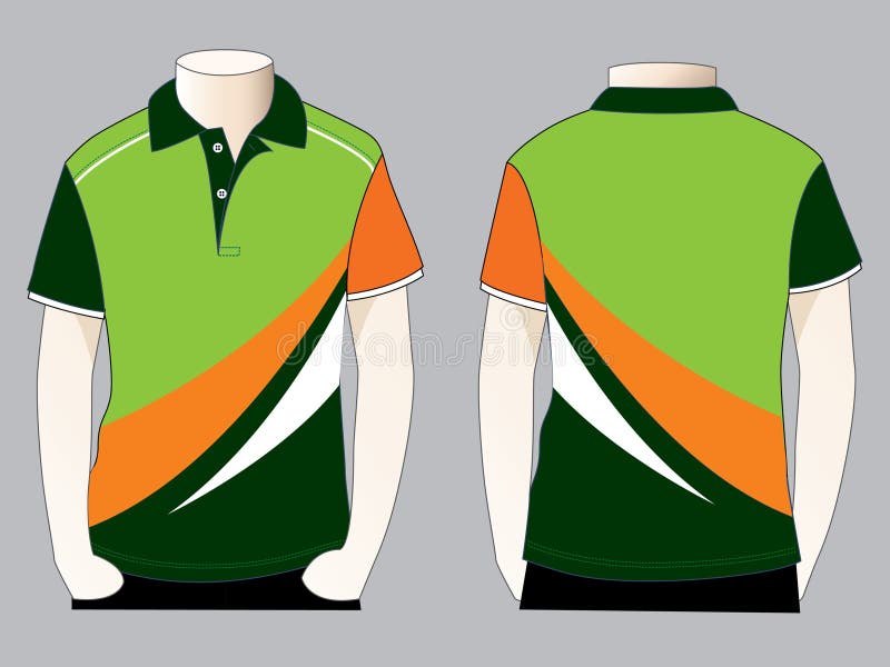 Three Color Polo Shirt Design Vector Stock Illustration Illustration Of Background Graphics