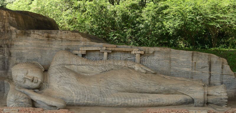 Polonnaruwa ruin, Buddha sculpture at Gal Vihara, Sri Lanka