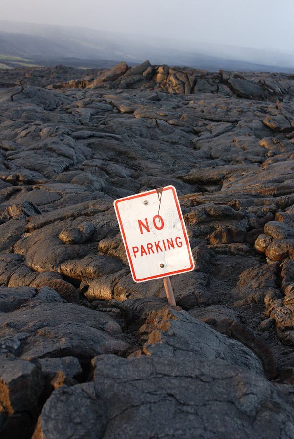 Frozen lava on the road. Frozen lava on the road