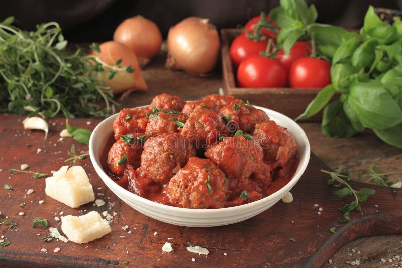 Polpette italiane immagine stock libera da diritti Polpette italiane immagine stock libera da diritti
