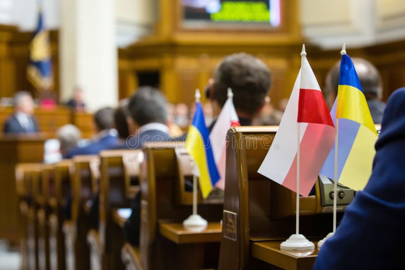 Polski prezydent Bronislaw Komorowski zdjęcia stock