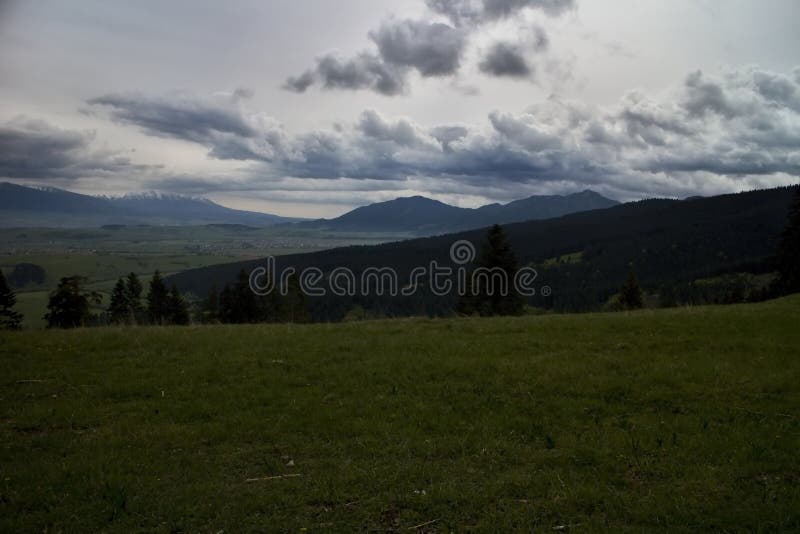 Poludnica and Sina mountains in terms of hiking on the Hill of Predna Magura