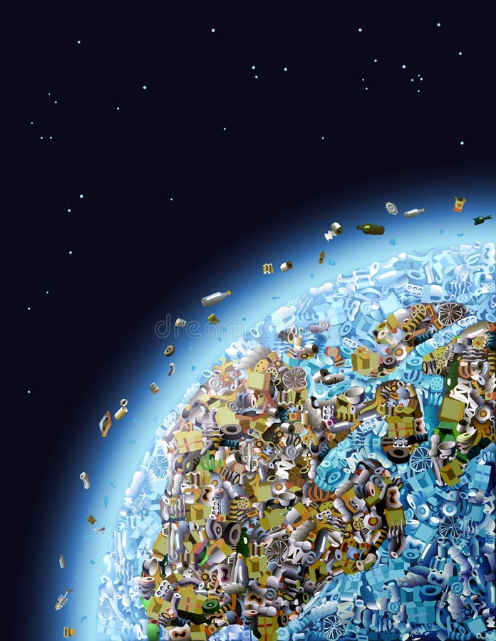 Uncontrolled rubbish dumping resulted in an absolute and total littering of the planet earth. Uncontrolled rubbish dumping resulted in an absolute and total littering of the planet earth