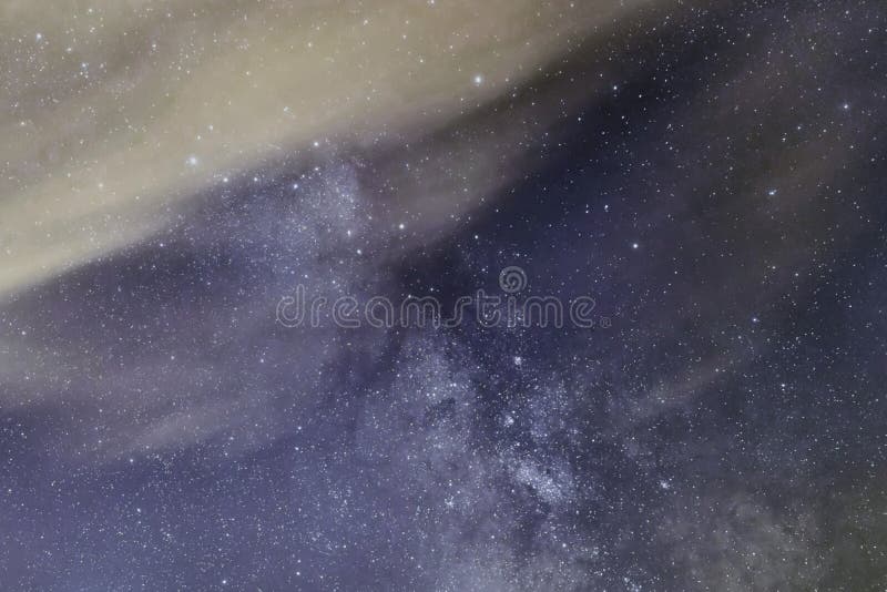 Polvere di fondo di una galassia di vie lattee nell'universo fotografie stock libere da diritti