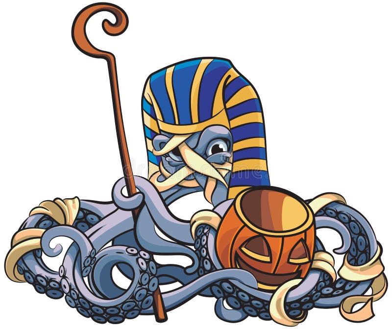 Polvo a Múmia ilustração royalty free