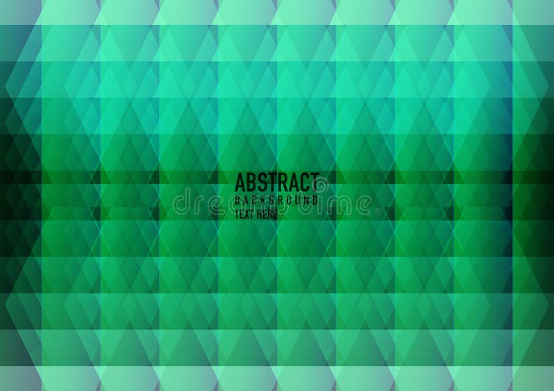 Polygon abstract on green gradient background. Light green gradient vector shining triangular pattern. An elegant bright illustrat