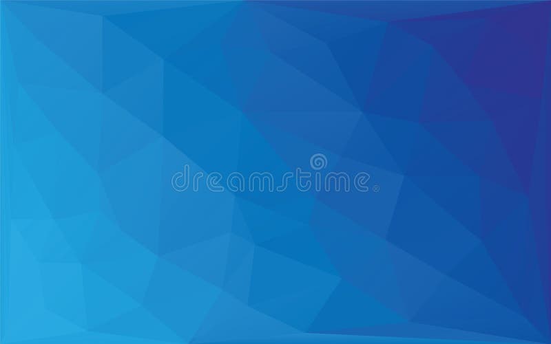 Polygon Abstract mosaic vector background, Triangular low poly style blue gradient illustration graphic background royalty free illustration
