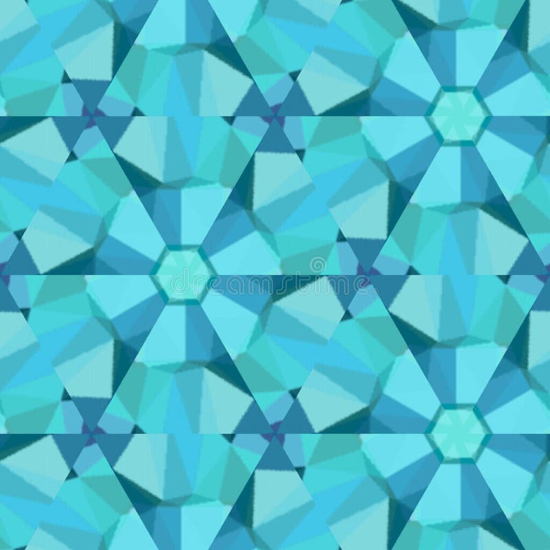 Polygon background with irregular tessellations pattern - triangular design in fresh colors with triangles flowers vector illustration