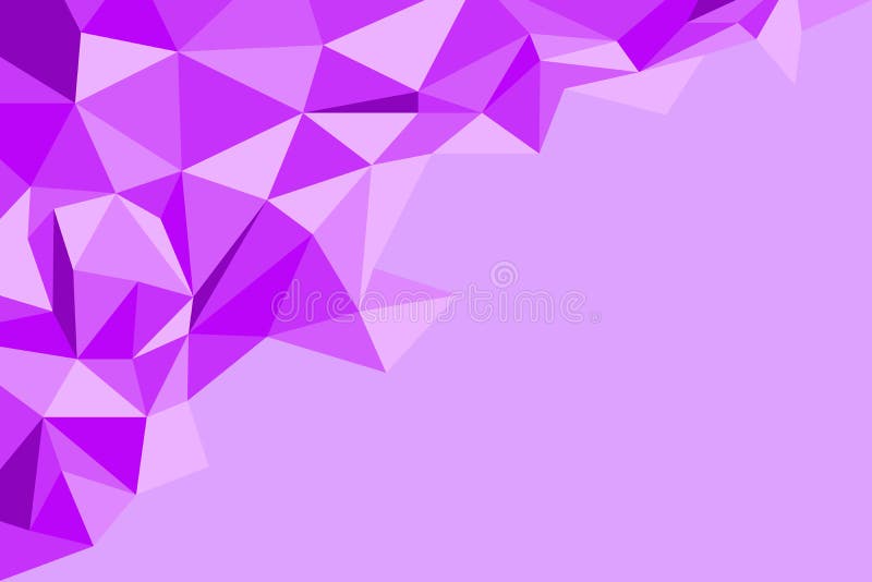 Polygon Pattern Fresh Purple Beautiful Background Illustration Creative