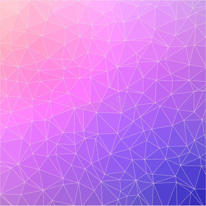 Polygonal Abstract Background Template. Colorful Vector Banner. royalty free illustration