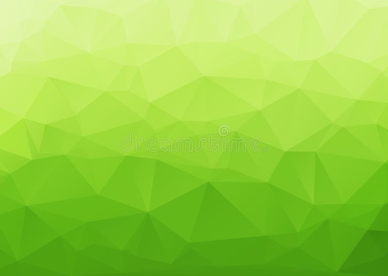 Polygonal Abstract with Green Gradient Background. Stock Vector -  Illustration of green, geometric: 96133680