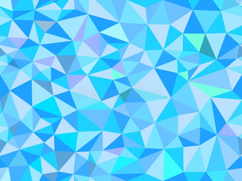 Polygonal vector abstract triangle seamless pattern. Endless texture stock illustration