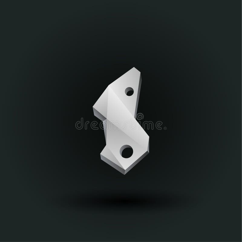 Polygonal διανυσματικό σύμβολο αριθμού Άσπρος χαμηλός πολυ αριθμός ένας απεικόνιση αποθεμάτων Polygonal διανυσματικό σύμβολο αριθμού Άσπρος χαμηλός πολυ αριθμός ένας απεικόνιση αποθεμάτων