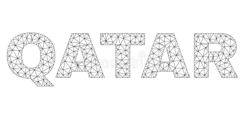 Polygonal τίτλος κειμένων του ΚΑΤΑΡ σφαγίων απεικόνιση αποθεμάτων