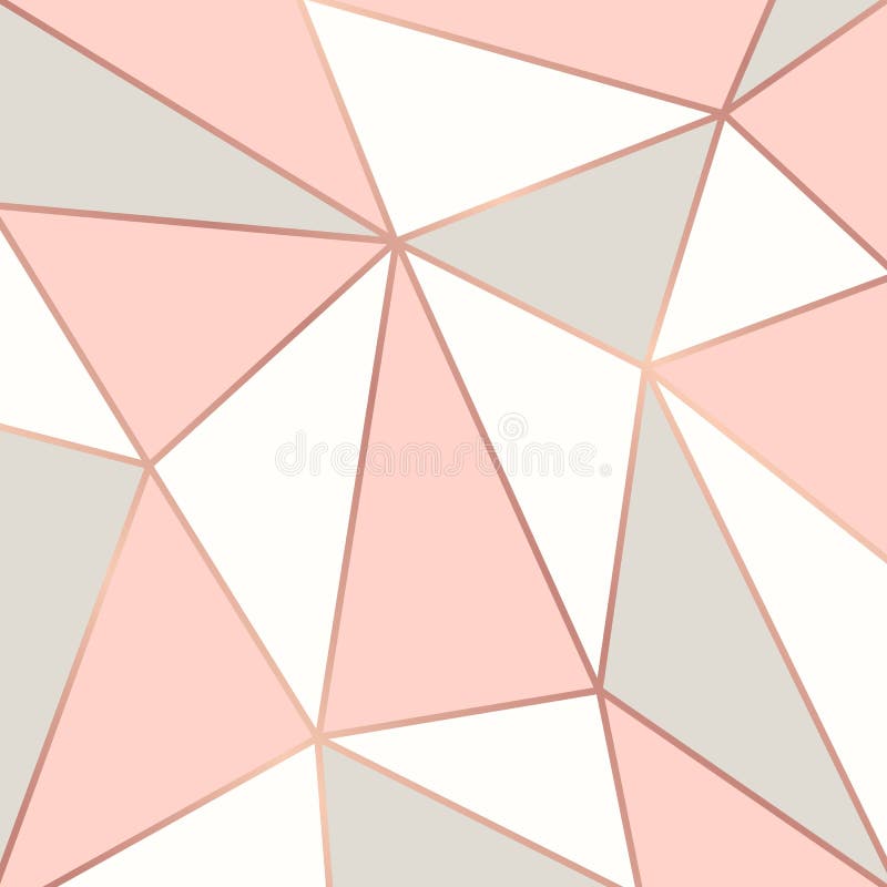 Polygonaler Hintergrund mit rosafarbenen Goldrahmen stock abbildung Polygonaler Hintergrund mit rosafarbenen Goldrahmen stock abbildung