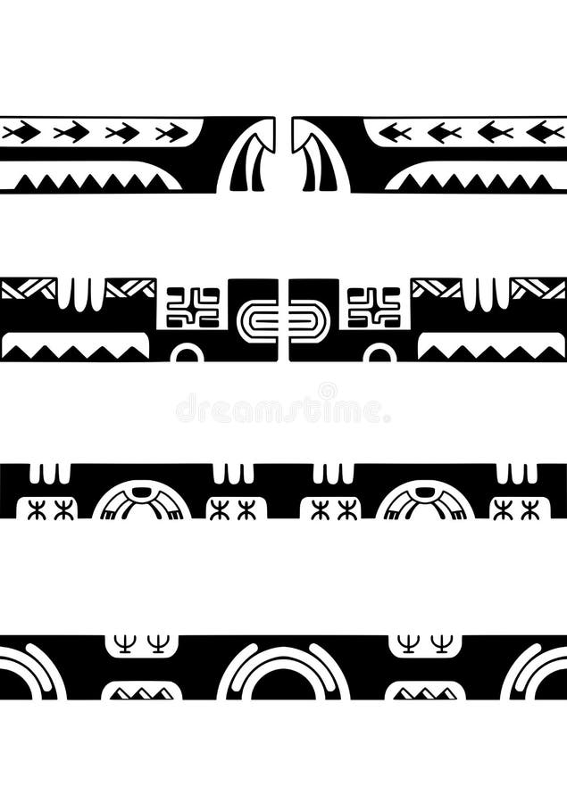 Polynesian Tribal Arm Band Capricorn Symbol With Flower HD Png Download 599x5994430294 PngFind