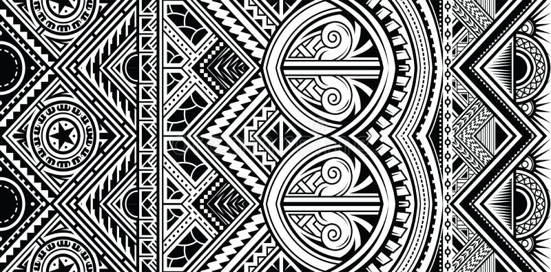 Polynesian tattoo style ornament vector