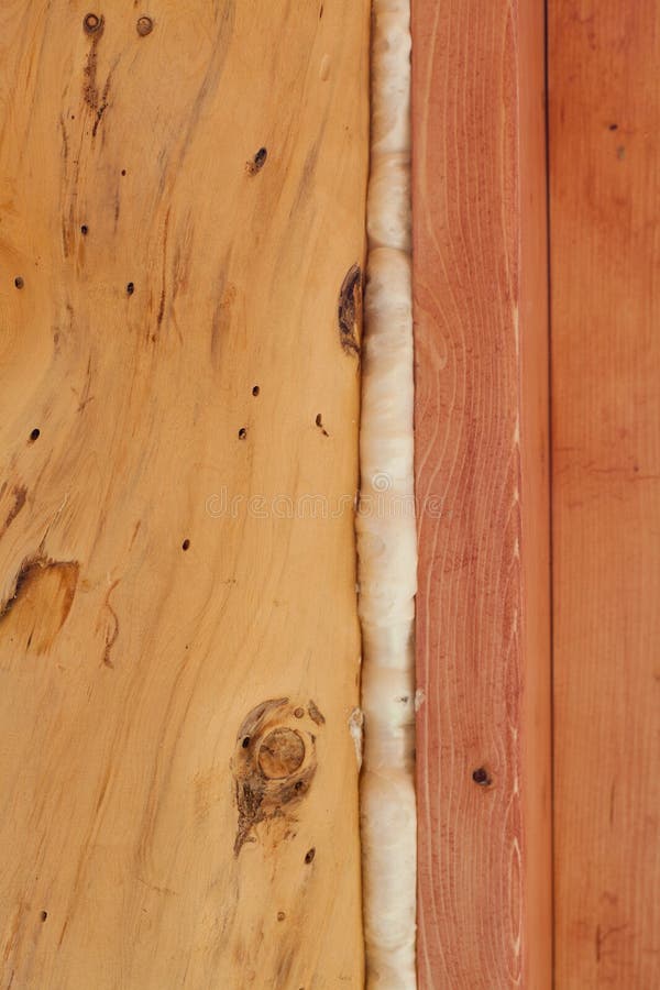 Closeup of Polyurethane Foam Filling Gap Stock Photo Image of