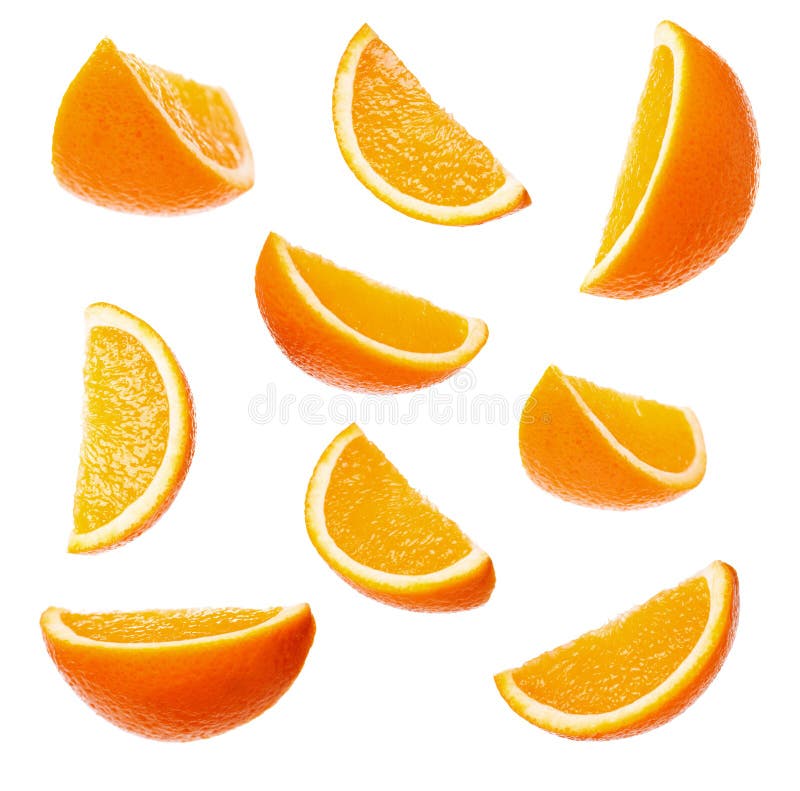 Pomarańczowi plasterki