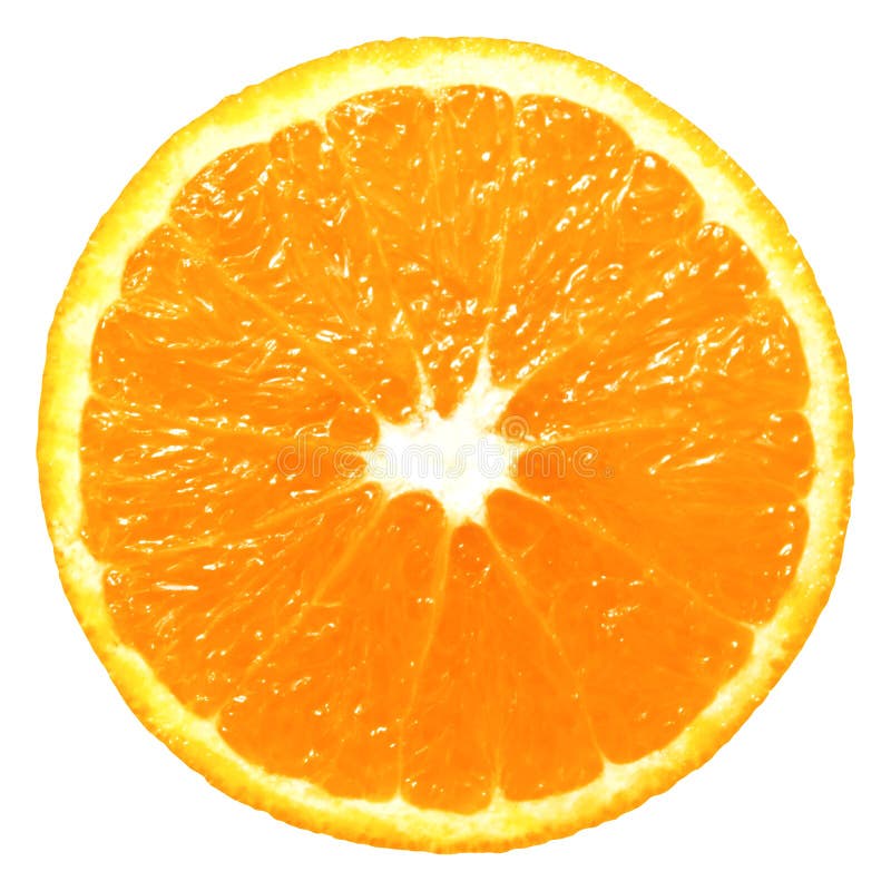 Orange slice isolated on white and PNG file with transparent background. Orange slice isolated on white and PNG file with transparent background