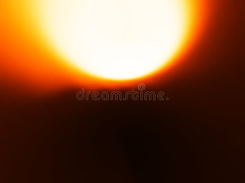 Pomarańczowy słońce sfery bokeh tło