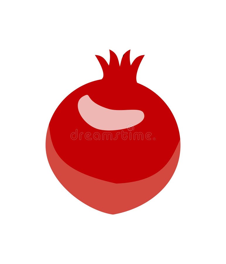 Pomegranate design juicy fresh fruit icon vector template royalty free illustration Pomegranate design juicy fresh fruit icon vector template royalty free illustration