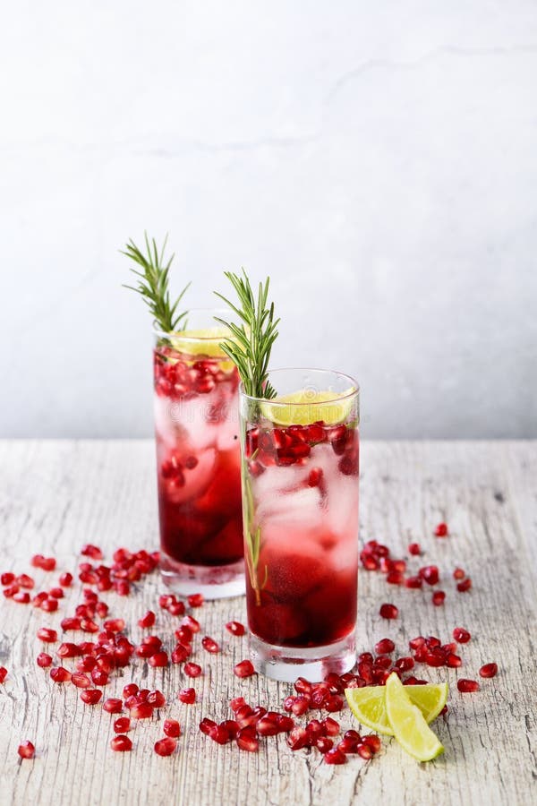 Pomegranate Gimlet stock photo. Image of buffet, festivity 203894298