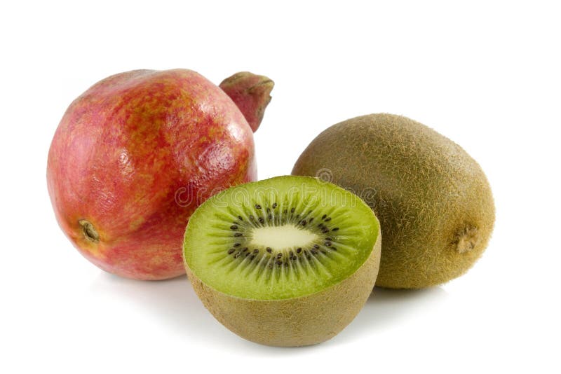 Pomegranate And Kiwi Fruit Picture. Image 7777549