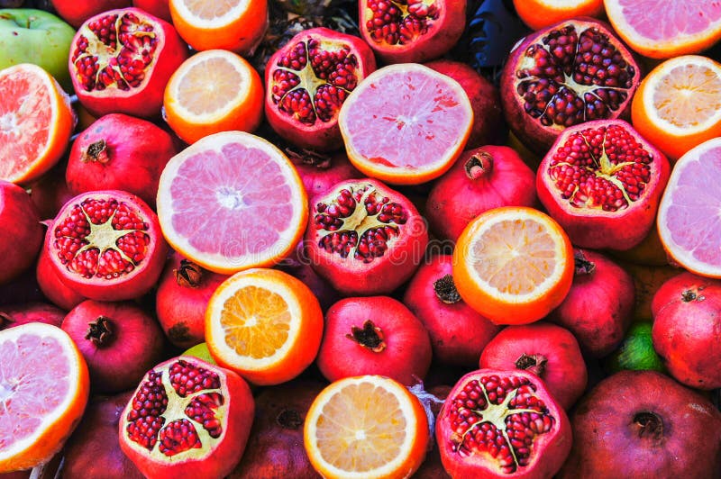 Pomegranate Orange and Apple