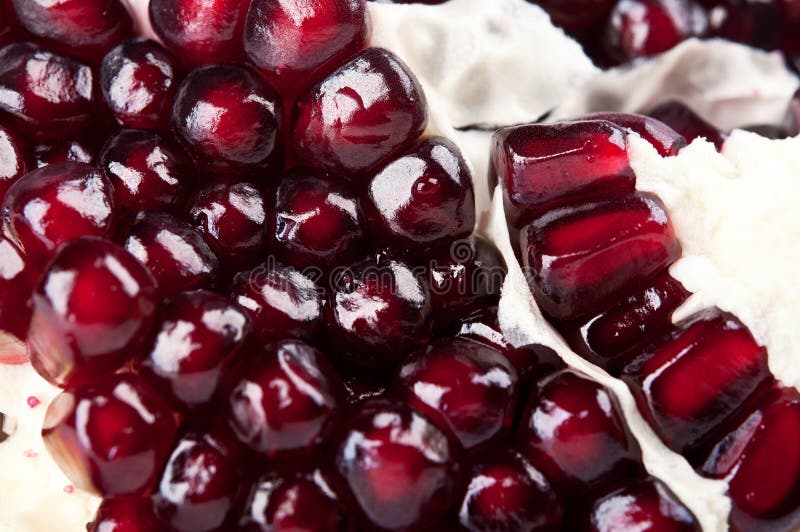 Pomegranate seeds royalty free stock photo
