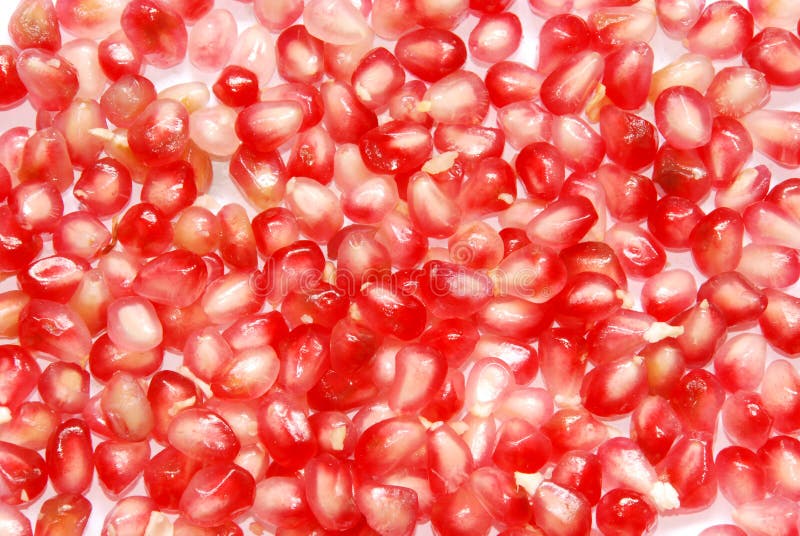 Pomegranate seeds background