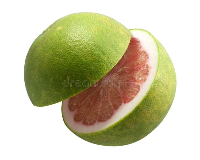Pummelo Fruit Isolated on White Background Stock Image Image of nature, piece 232056055