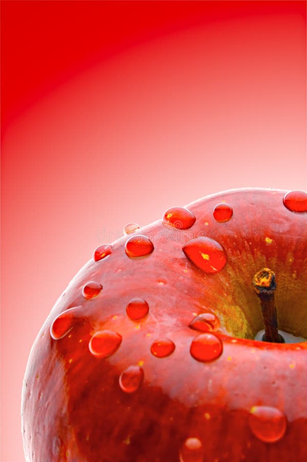 Pomme juteuse photographie stock