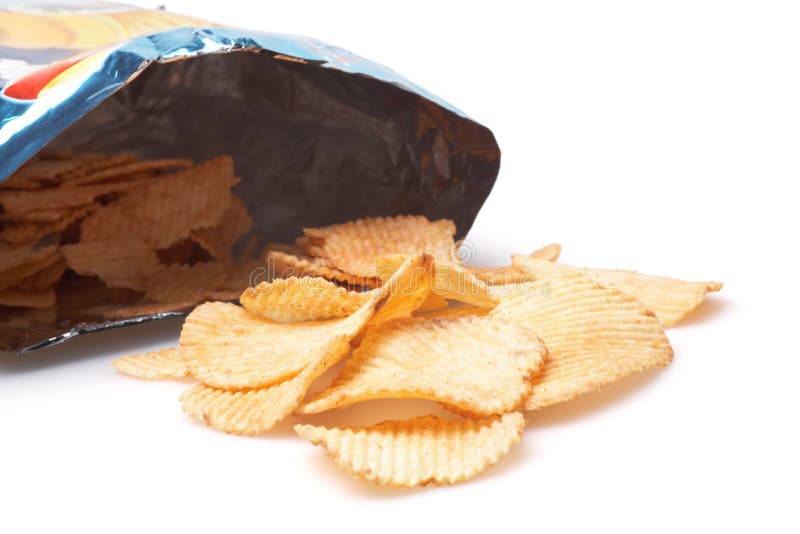 Pommes chips images libres de droits Pommes chips images libres de droits