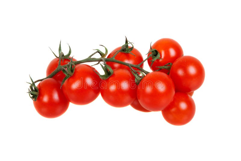 Pomodori ciliegia organici immagini stock libere da diritti Pomodori ciliegia organici immagini stock libere da diritti