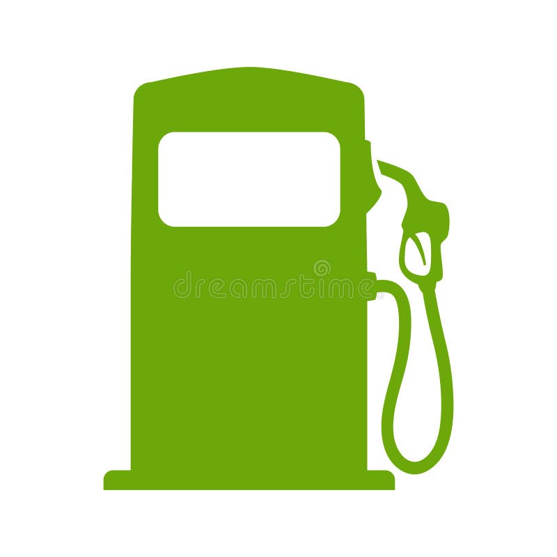 Pompa della benzina verde illustrazione vettoriale Pompa della benzina verde illustrazione vettoriale