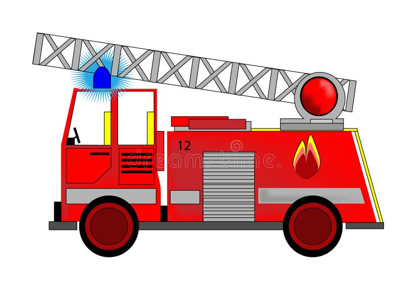Pompe à incendie illustration libre de droits Pompe à incendie illustration libre de droits