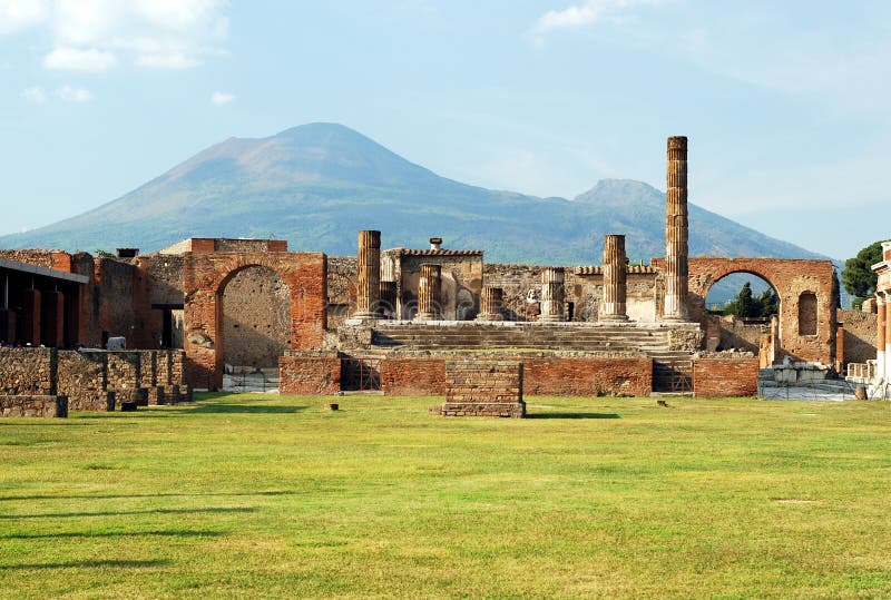 Pompeya y montaje Vesuvio