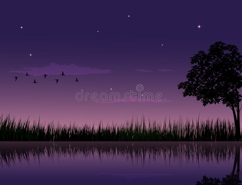 Grass Seamless Silhouette Horizon Background Template Vector