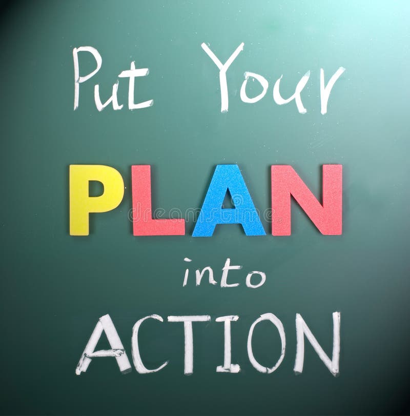 Ponga su plan en la acción