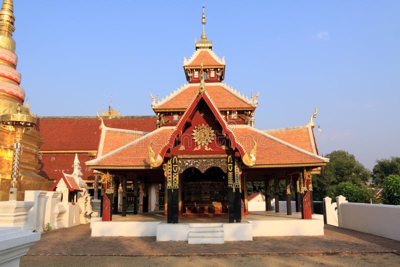 Pongsanuk Tempel, Lampang, Thailand. stockbild Pongsanuk Tempel, Lampang, Thailand. stockbild