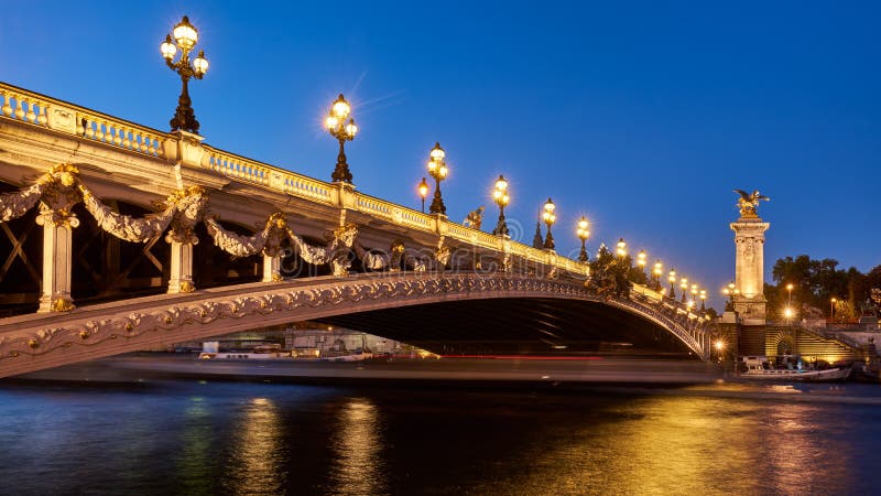 Evening Panoramic of Notre Dame De Paris Cathedral on Ile De La Cite ...