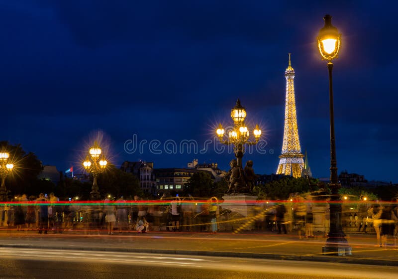 Pont Alexandre III stock images