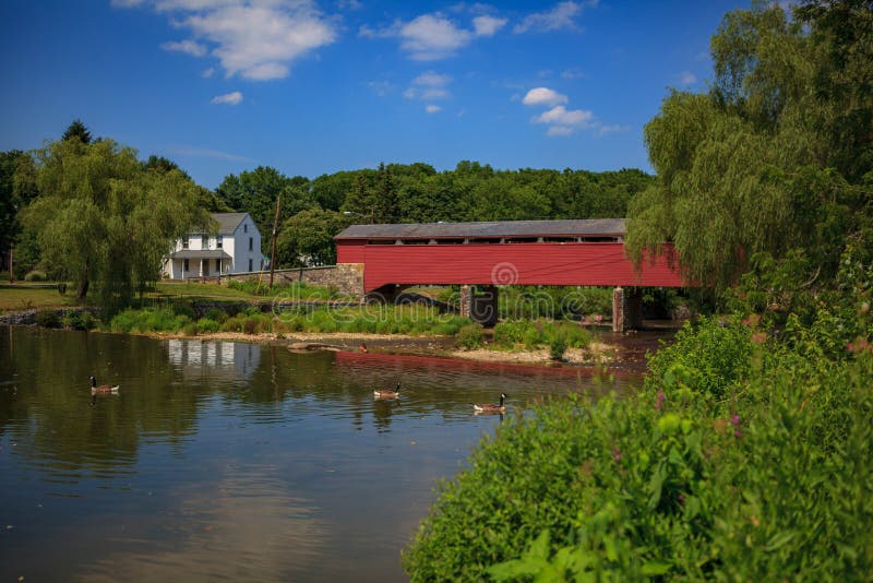 Pont couvert de Wehrs image stock Pont couvert de Wehrs image stock