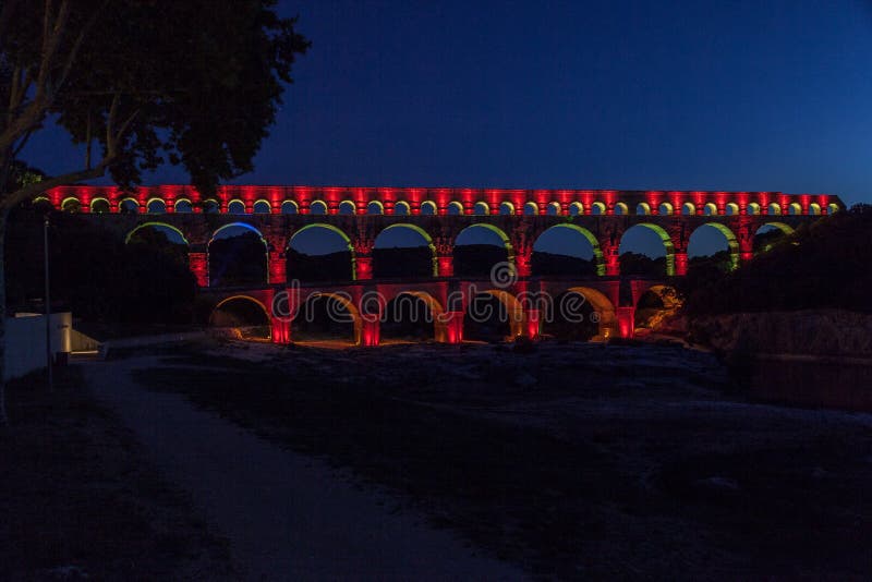 Pont du Гар Провансаль стоковые изображения Pont du Гар Провансаль стоковые изображения