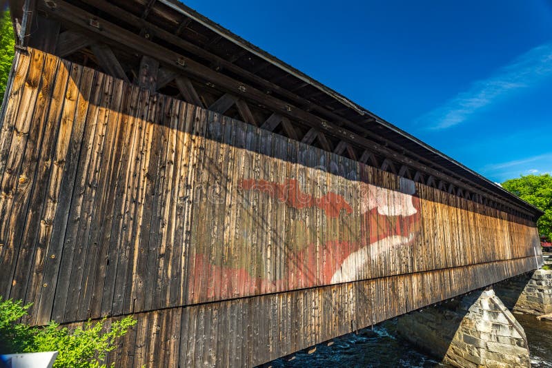 Pont en chemin de fer de Contoocook images libres de droits Pont en chemin de fer de Contoocook images libres de droits
