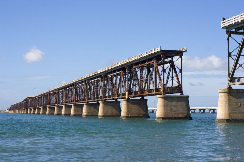Pont en longeron du Bahia Honda photographie stock libre de droits Pont en longeron du Bahia Honda photographie stock libre de droits