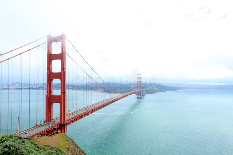 Pont en porte d'or. San Francisco. la Californie