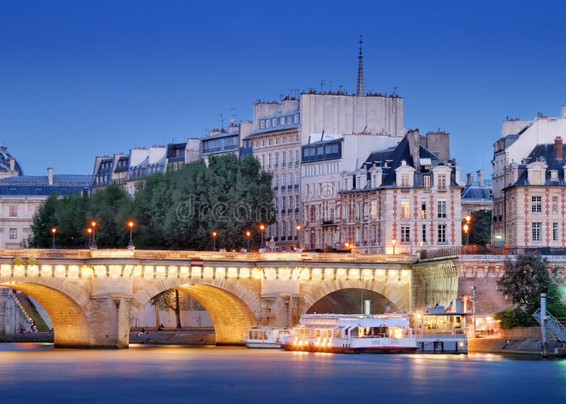 Pont Neuf, Paris, France stock image. Image of river, monument - 9640501